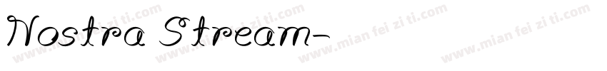 Nostra Stream字体转换